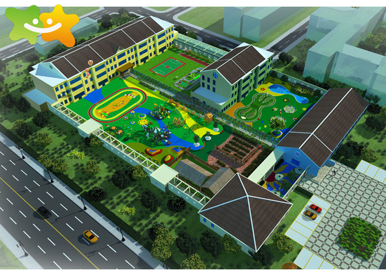 Desain Busur Edaran Layout Ruang Kelas Pra TK Bahan Plastik PP