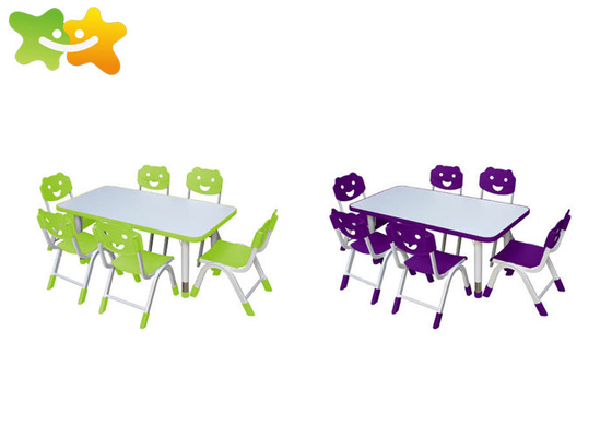 Furnitur Kelas TK Kreatif, Meja Sekolah Nursery Perlindungan Lingkungan