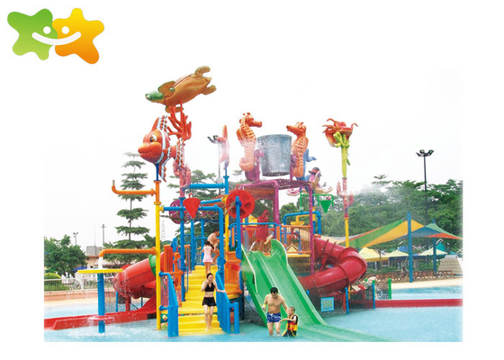 Peralatan Taman Hiburan Anak Water Slides Anak Dewasa