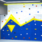 dinding panjat tebing ruang bermain, Dinding Panjat Rangka Baja Dengan Panel Fiberglass