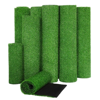 SGS Dark Green High Density tikar lantai rumput hijau Buatan 4 * 25m PE PP