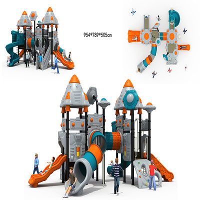 505cm Kids Playground Slide, Slide Plastik Staticproof Untuk Balita