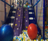Peralatan Bermain Dalam Ruangan Anak Bertema Luar Angkasa 4,5m Tinggi Dengan Fiberglass Slide