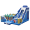 ODM Kids Inflatable Bouncer, 0,55 PVC Indoor Large Bouncy Castle Dengan Slide
